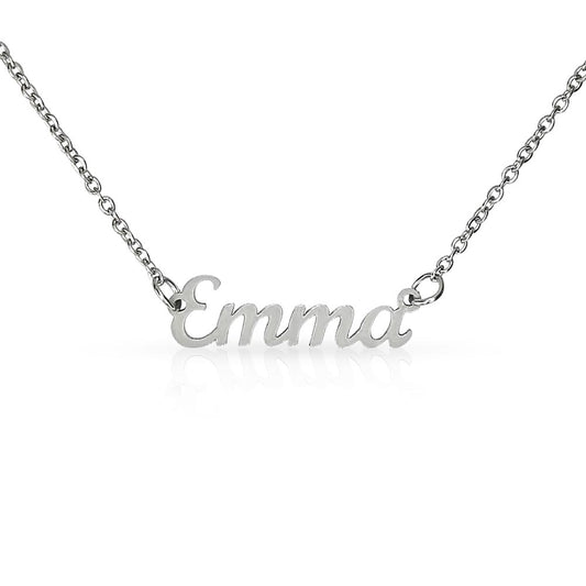 Elegant Personalized Signature Name Necklace