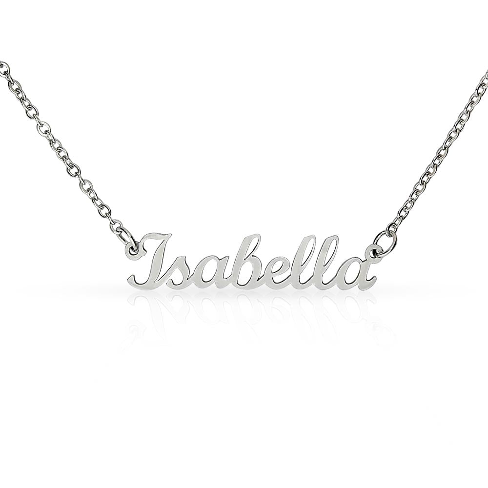 Elegant Personalized Signature Name Necklace