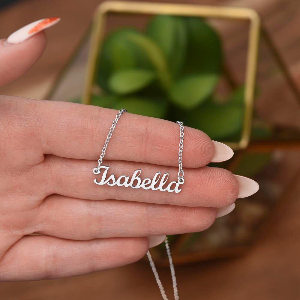 Elegant Personalized Signature Name Necklace