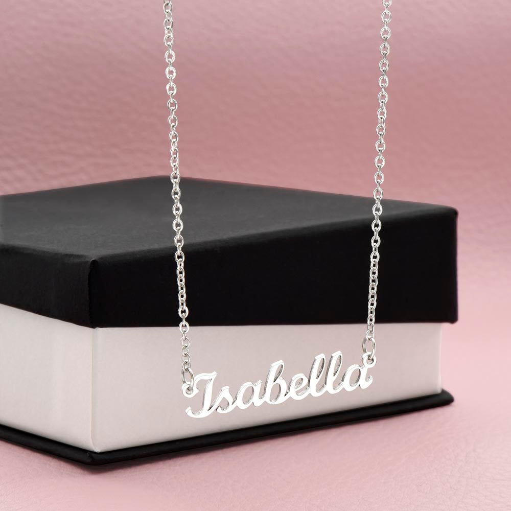 Elegant Personalized Signature Name Necklace