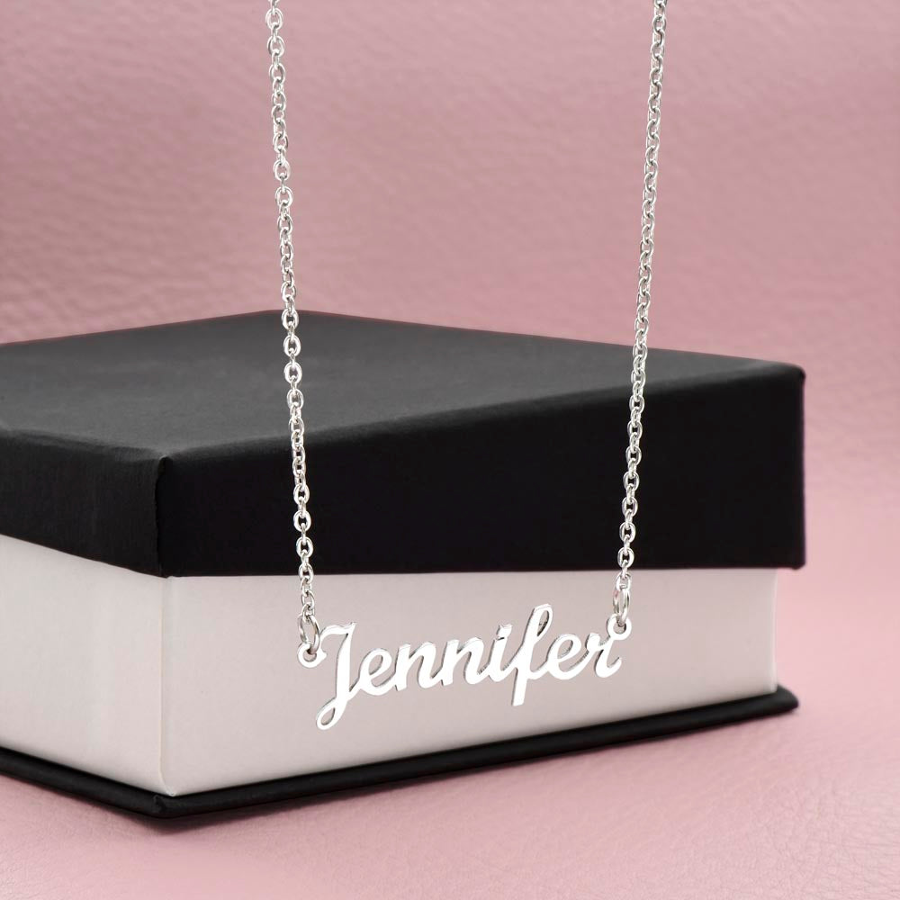 Elegant Personalized Signature Name Necklace