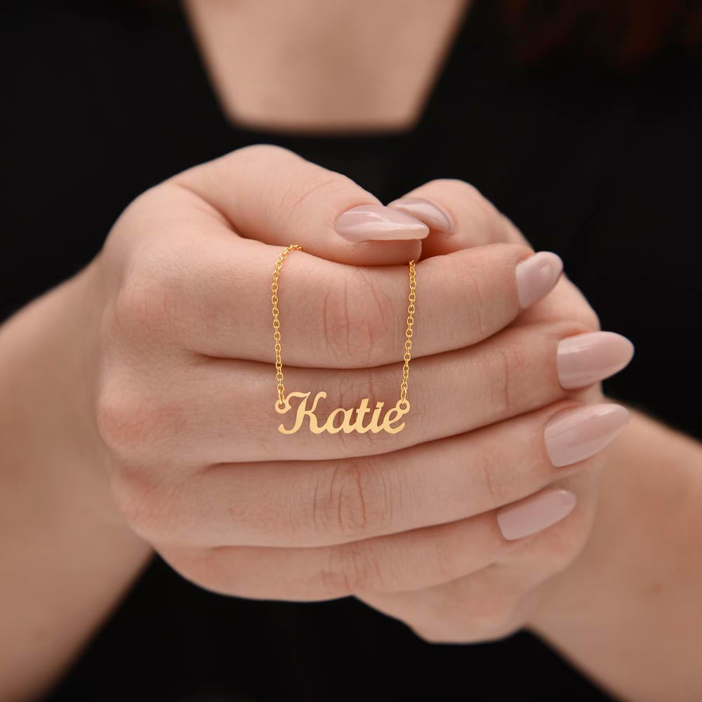 Elegant Personalized Signature Name Necklace