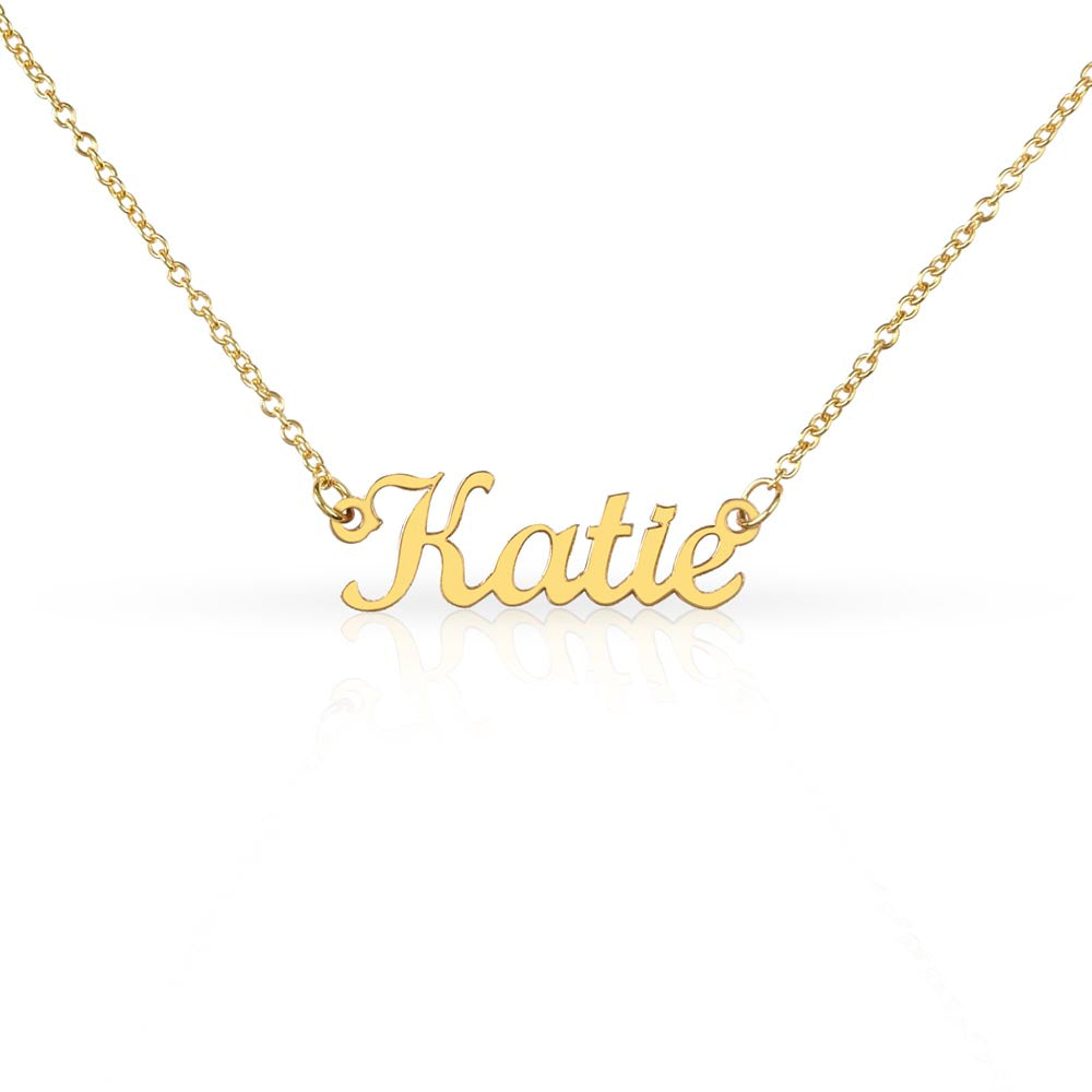 Elegant Personalized Signature Name Necklace
