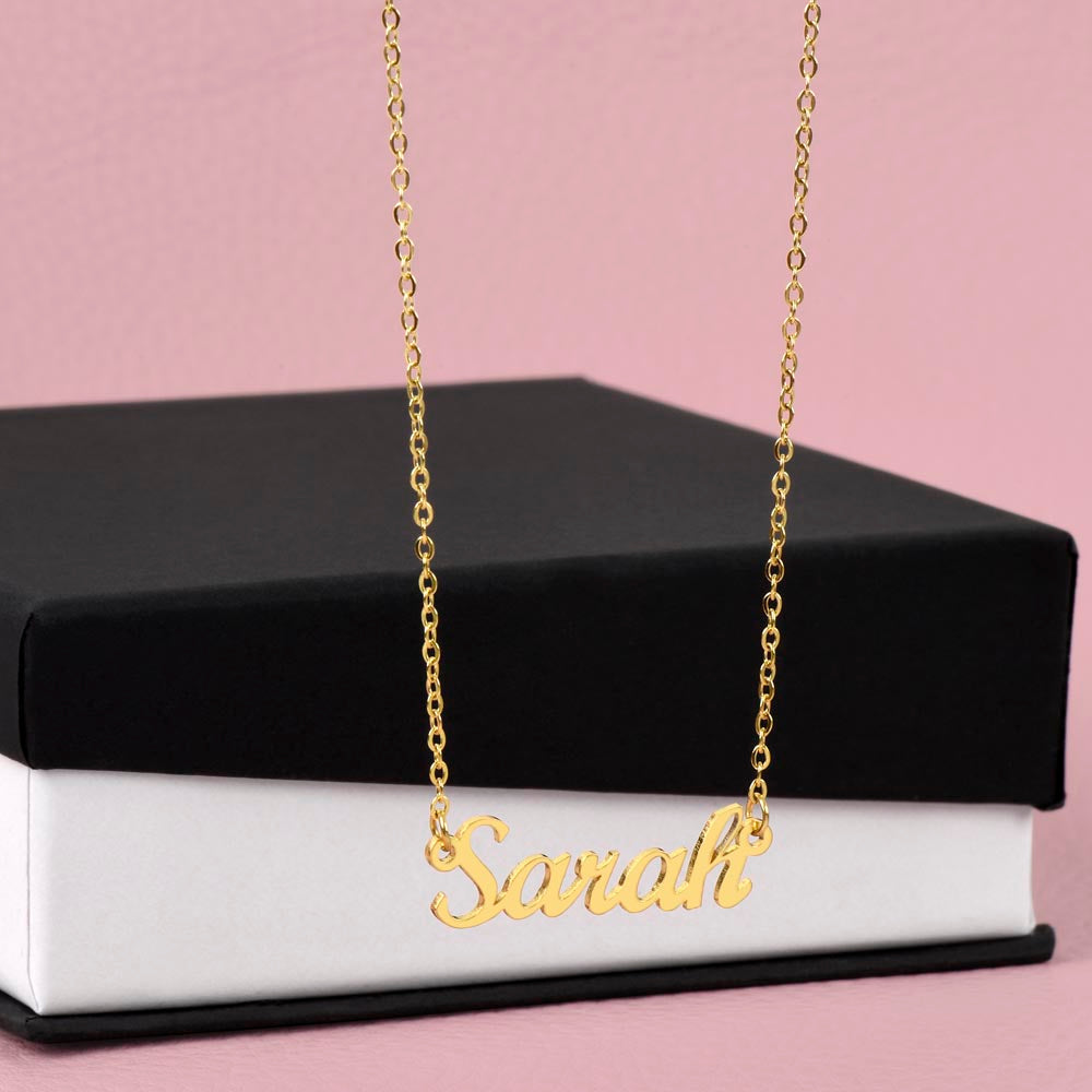 Elegant Personalized Signature Name Necklace
