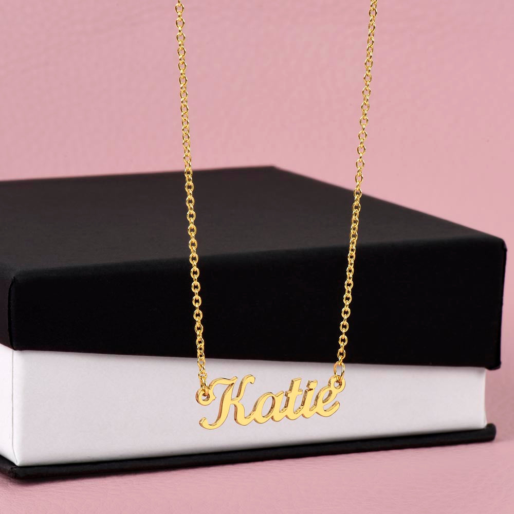 Elegant Personalized Signature Name Necklace
