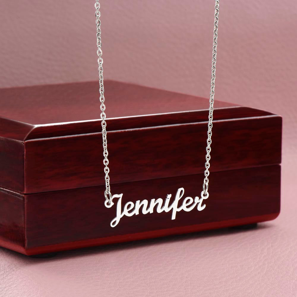 Elegant Personalized Signature Name Necklace