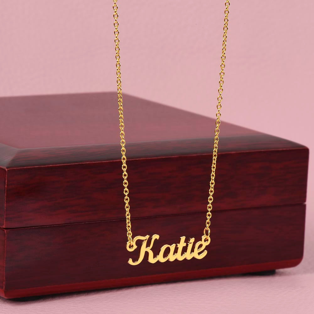 Elegant Personalized Signature Name Necklace