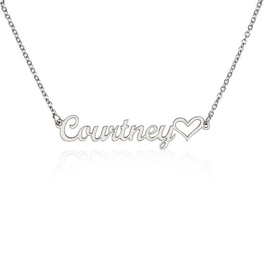 Heartfelt Name Necklace: Express Your Love