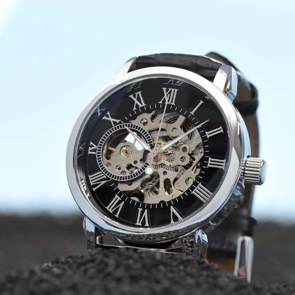 James Webb Space Collection - Skeleton Watch - Heart of the Phantom Galaxy  "Time Waits For No One. Use It Wisely"