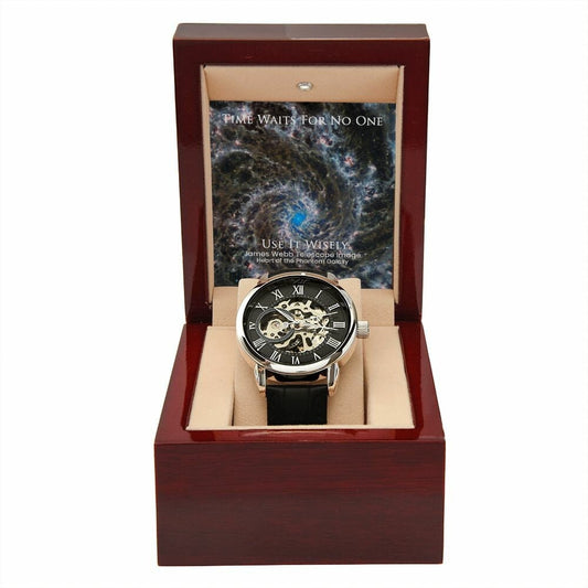 James Webb Space Collection - Skeleton Watch - Heart of the Phantom Galaxy