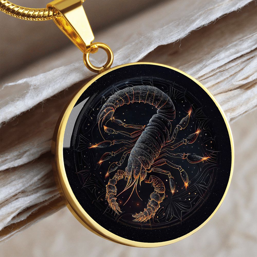 Zodiac Scorpio Jewelry Pendant Necklace Horoscope Birthdates October 23 to November 21 - Image 9